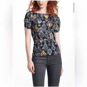 Stylish Hot Air Balloon Print Tee